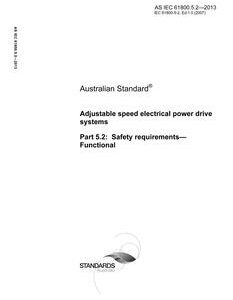 AS IEC 61800.5.2