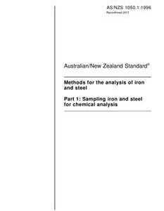 AS/NZS 1050.1
