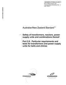 AS/NZS 61558.2.8