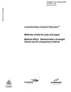 AS/NZS 1301.452RP