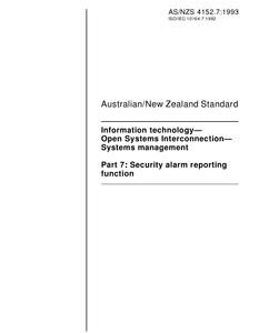 AS/NZS 4152.7