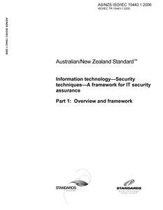 AS/NZS ISO/IEC 15443.1