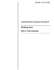 AS/NZS 1194.5