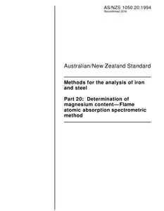 AS/NZS 1050.20