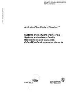 AS/NZS ISO/IEC 25021