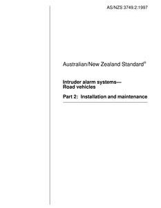 AS/NZS 3749.2