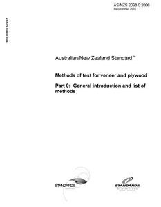 AS/NZS 2098.0