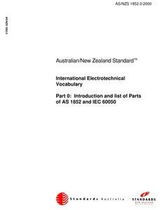 AS/NZS 1852.0