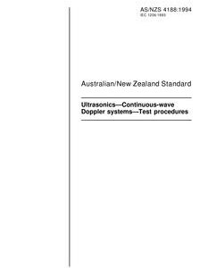 AS/NZS 4188
