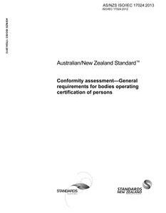 AS/NZS ISO/IEC 17024