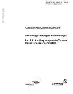 AS/NZS IEC 60947.7.1