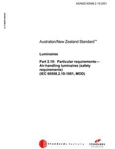 AS/NZS 60598.2.19
