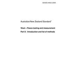AS/NZS 4492.0