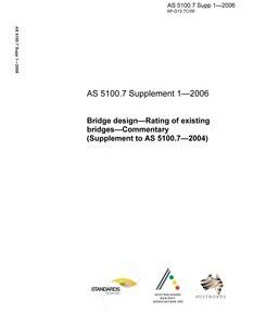 AS 5100.7 SUPP 1