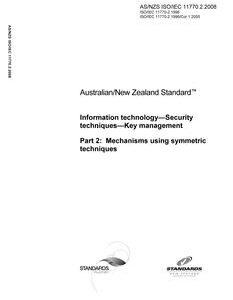 AS/NZS ISO/IEC 11770.2