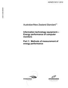 AS/NZS 5815.1