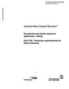 AS/NZS 60335.2.85