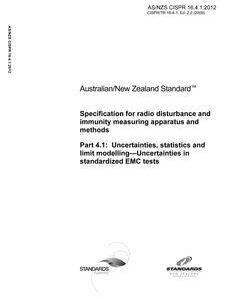 AS/NZS CISPR 16.4.1