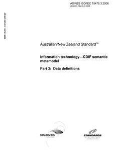 AS/NZS ISO/IEC 15476.3