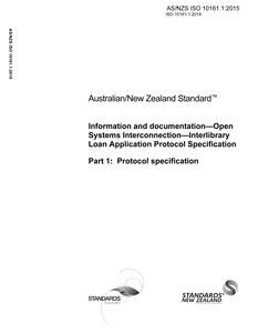 AS/NZS ISO 10161.1