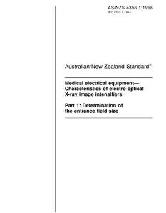 AS/NZS 4356.1