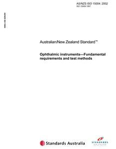 AS/NZS ISO 15004