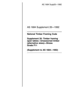 AS 1684 SUPP 20