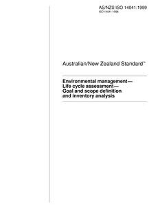 AS/NZS ISO 14041