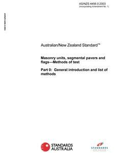 AS/NZS 4456.0