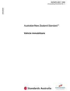 AS/NZS 4601