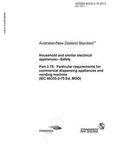 AS/NZS 60335.2.75