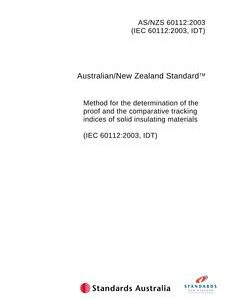 AS/NZS 60112