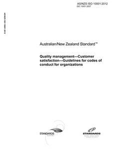 AS/NZS ISO 10001