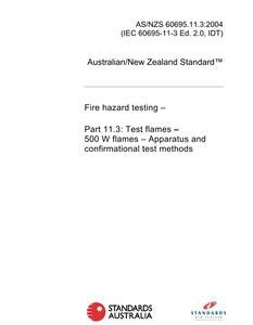 AS/NZS 60695.11.3