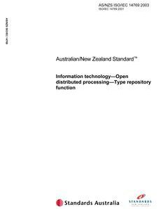 AS/NZS ISO/IEC 14769