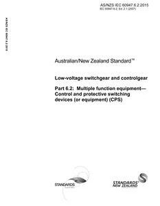 AS/NZS IEC 60947.6.2