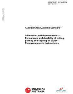 AS/NZS ISO 11798