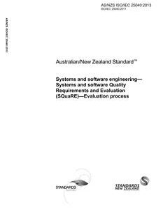 AS/NZS ISO/IEC 25040