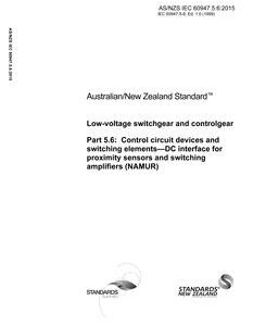 AS/NZS IEC 60947.5.6