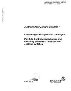 AS/NZS IEC 60947.5.8