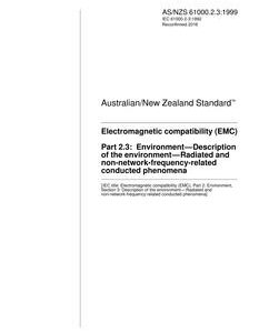 AS/NZS 61000.2.3