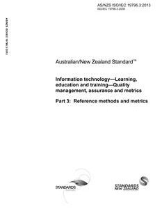 AS/NZS ISO/IEC 19796.3