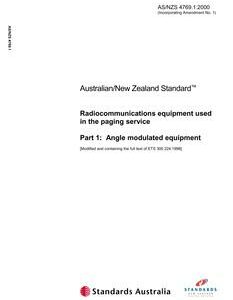 AS/NZS 4769.1