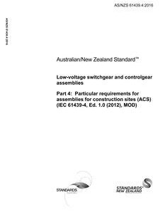 AS/NZS 61439.4