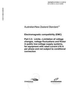 AS/NZS 61000.3.3