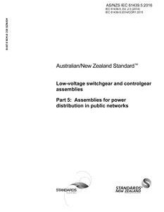AS/NZS IEC 61439.5