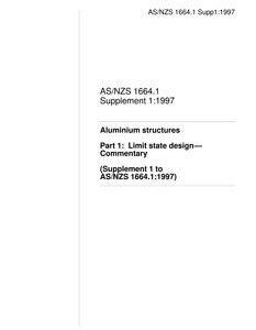 AS/NZS 1664.1 SUPP 1