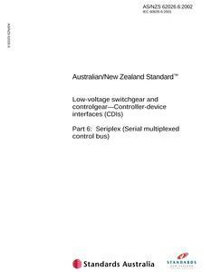 AS/NZS 62026.6