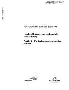 AS/NZS 60745.2.19
