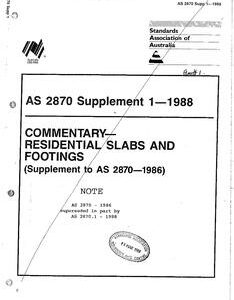 AS 2870 SUPP 1